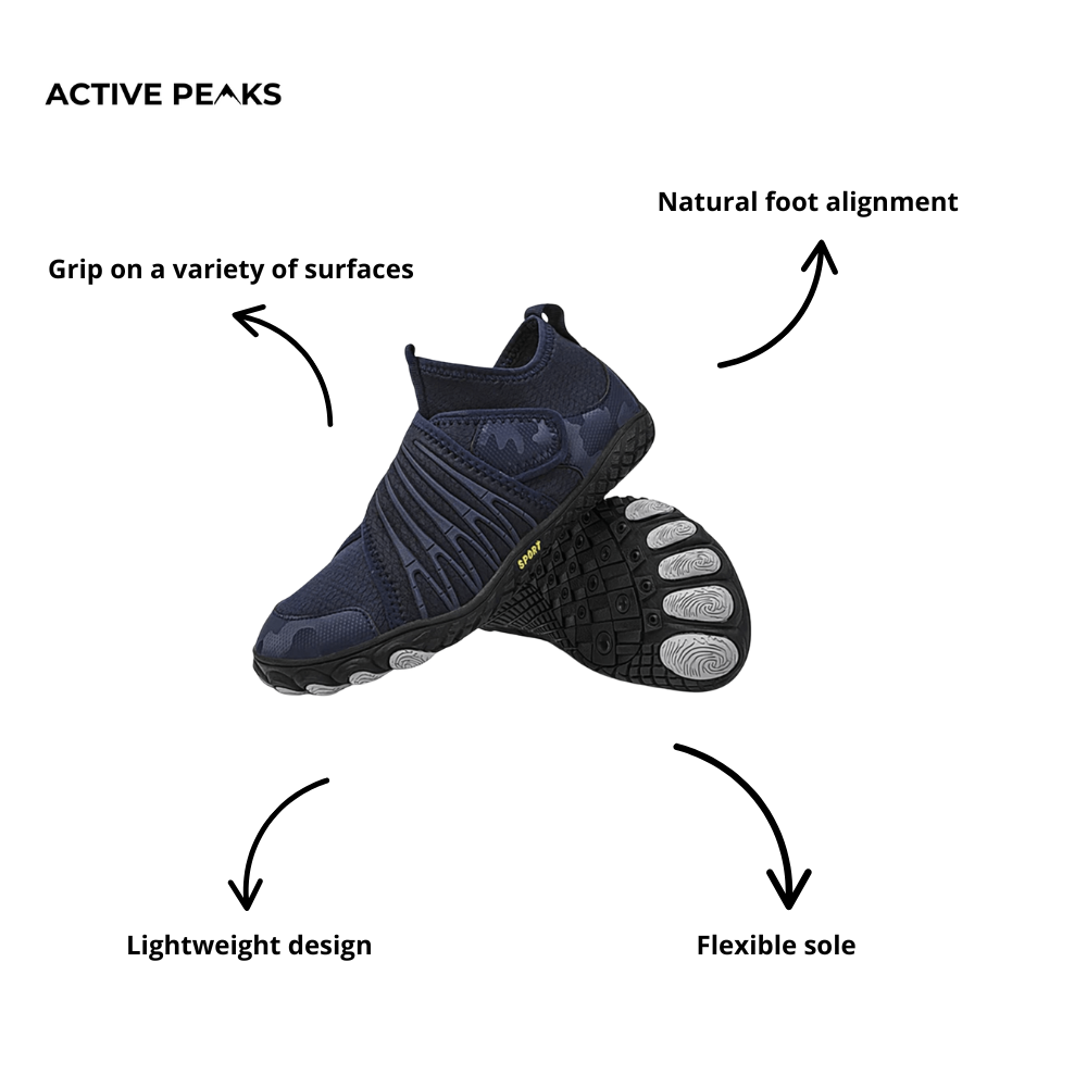 Lightweight Barefoot Walking Shoes with Flexible Grip Sole