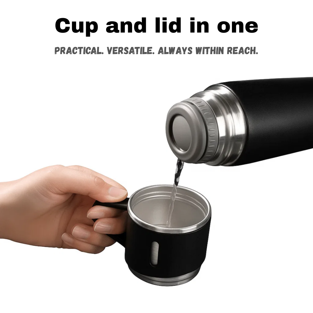 Stainless Steel Thermos Flask 500ml Vacuum Insulated