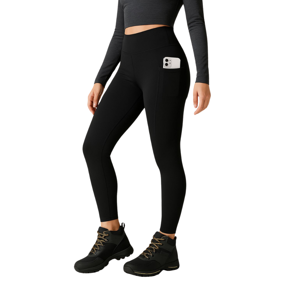Stretch Hiking Leggings with High Waist for Women