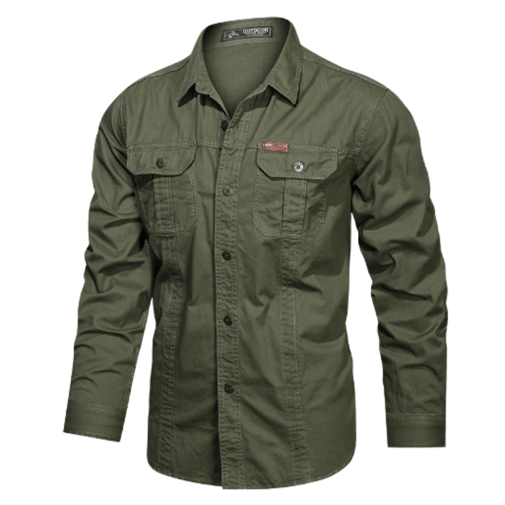 Lightweight Durable Long-Sleeve Outdoor Shirt for Men