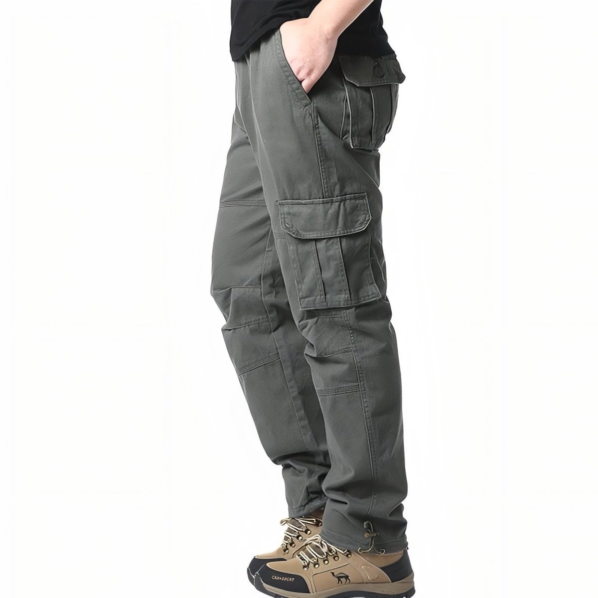 Breathable Hiking Trousers with Cargo Pockets