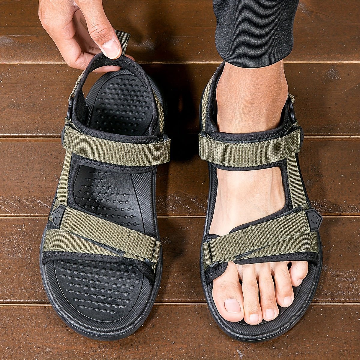 Breathable Anti-Slip Hiking Sandals with Open Toe for Men