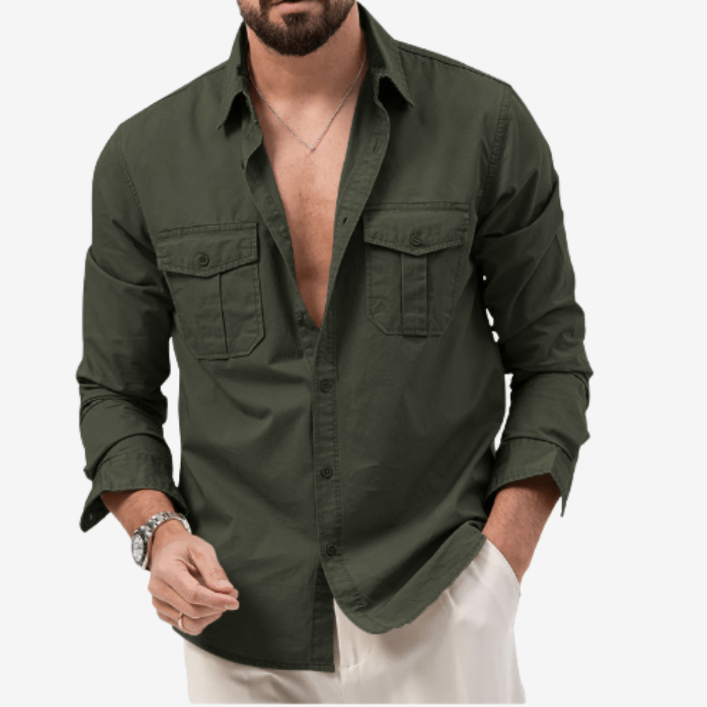 Breathable Convertible Hiking Shirt for Men