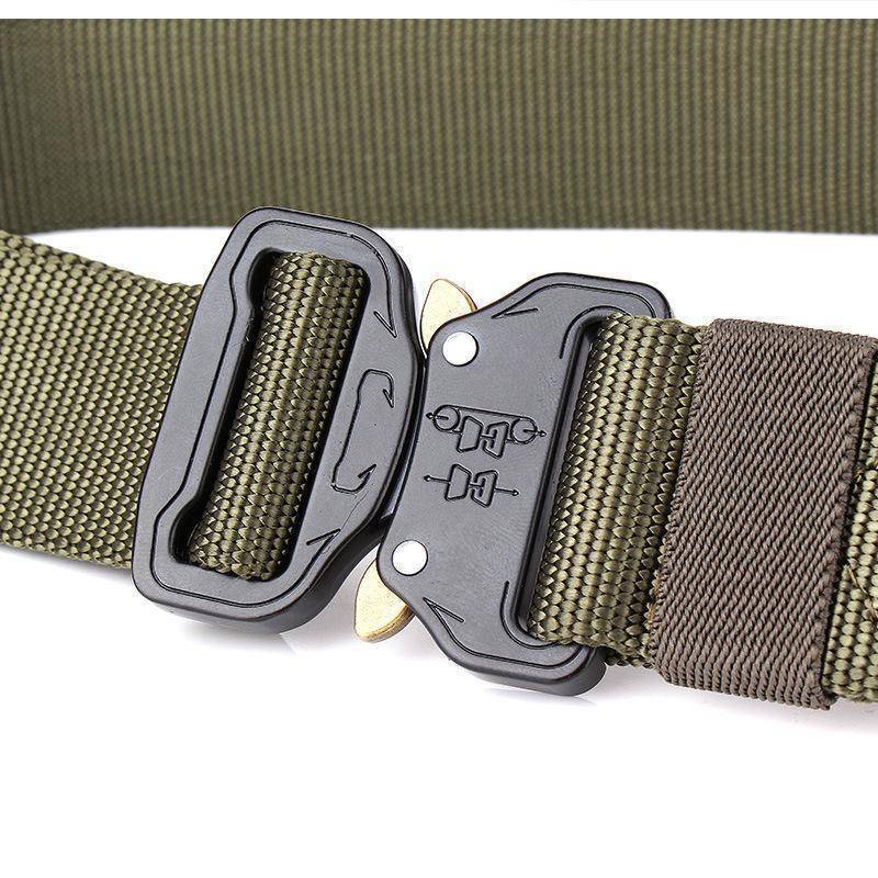 Adjustable Tactical Belt – Durable Nylon Outdoor Utility Fit