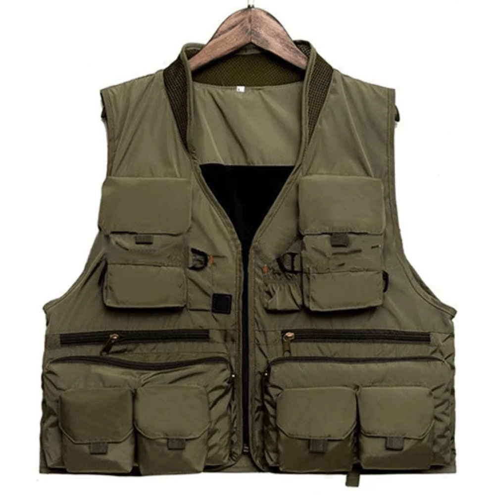 Breathable Quick-Dry Fishing Vest with Multiple Pockets