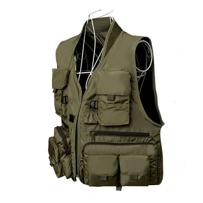 Breathable Quick-Dry Fishing Vest with Multiple Pockets