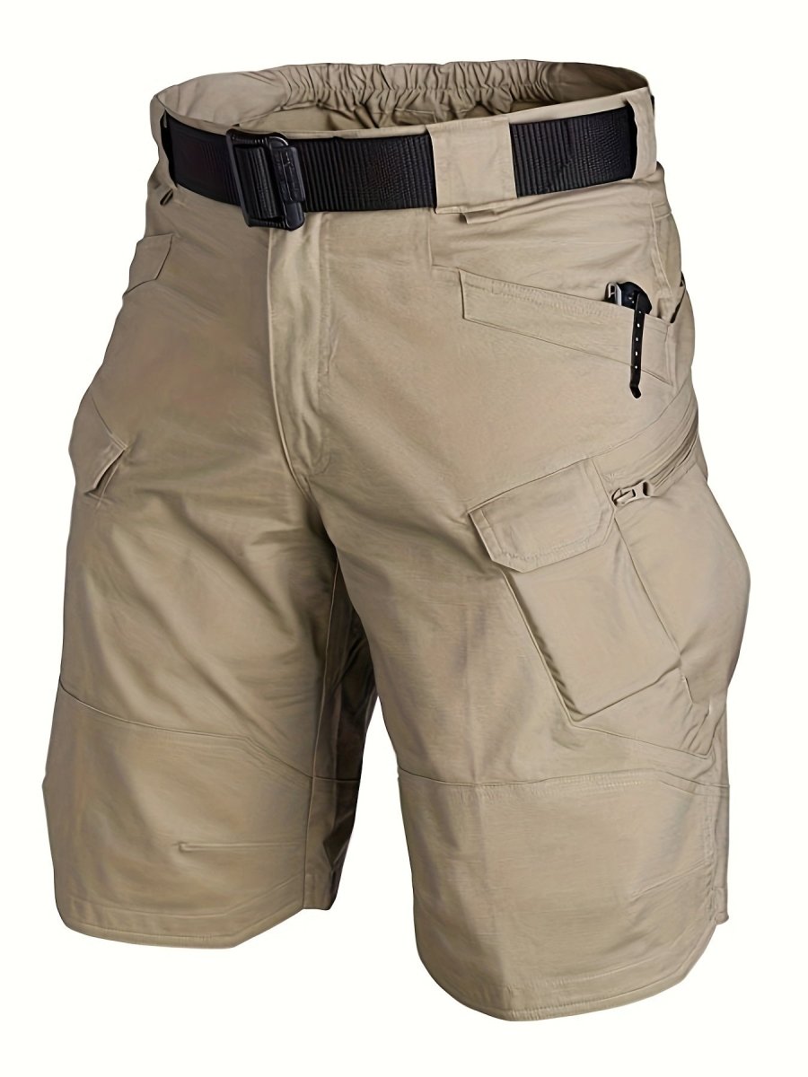 Water-Resistant Tactical Cargo Shorts