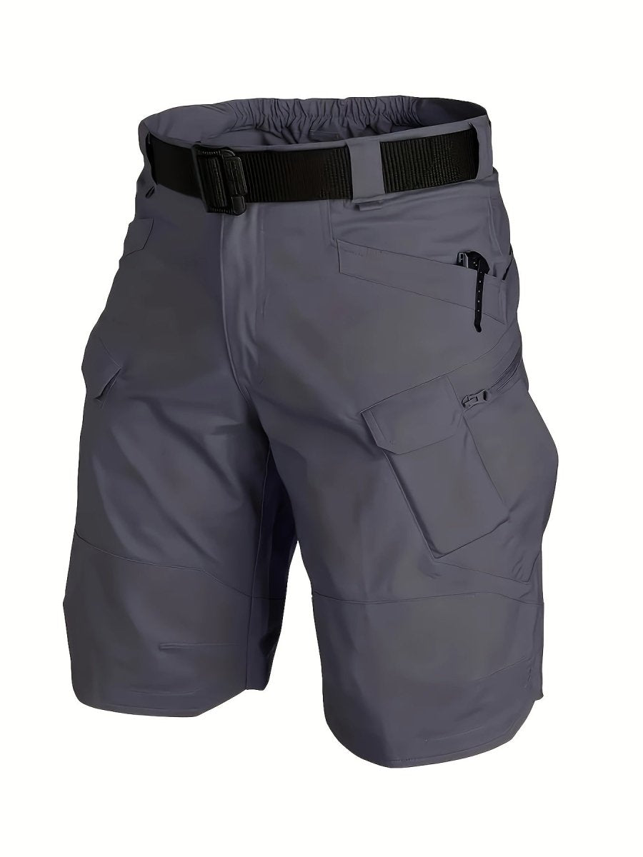 Water-Resistant Tactical Cargo Shorts