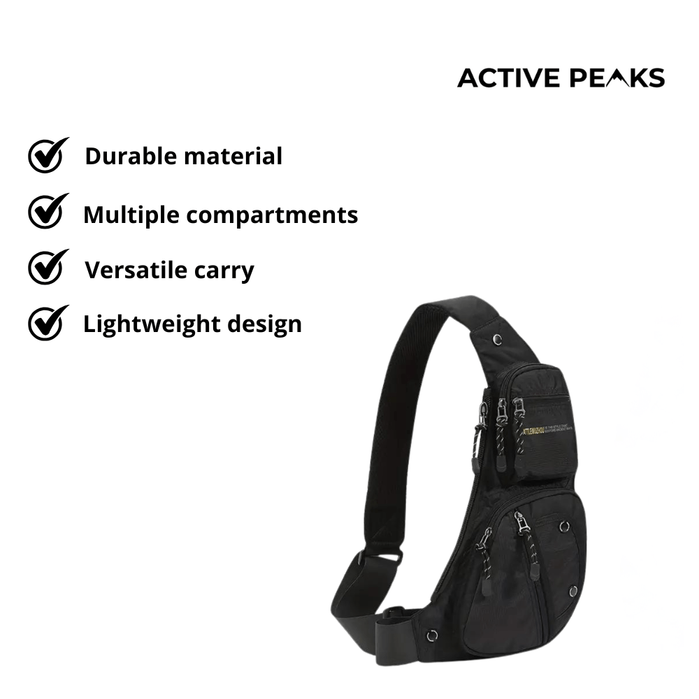Weather-Resistant Crossbody Bag with Secure Compartments