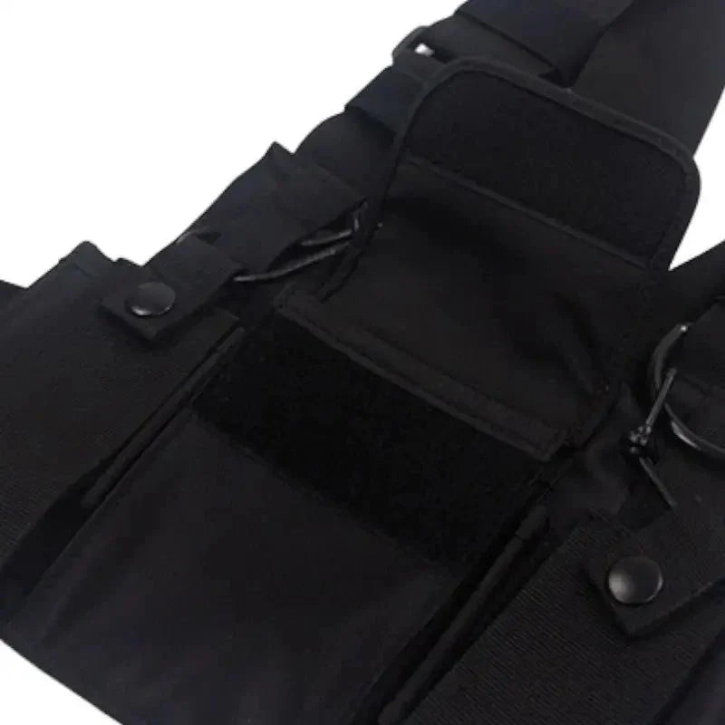 Adjustable Water-Resistant Chest Bag for Outdoor Use
