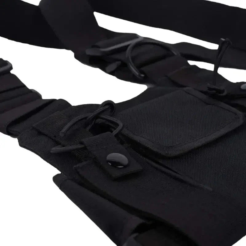Adjustable Water-Resistant Chest Bag for Outdoor Use