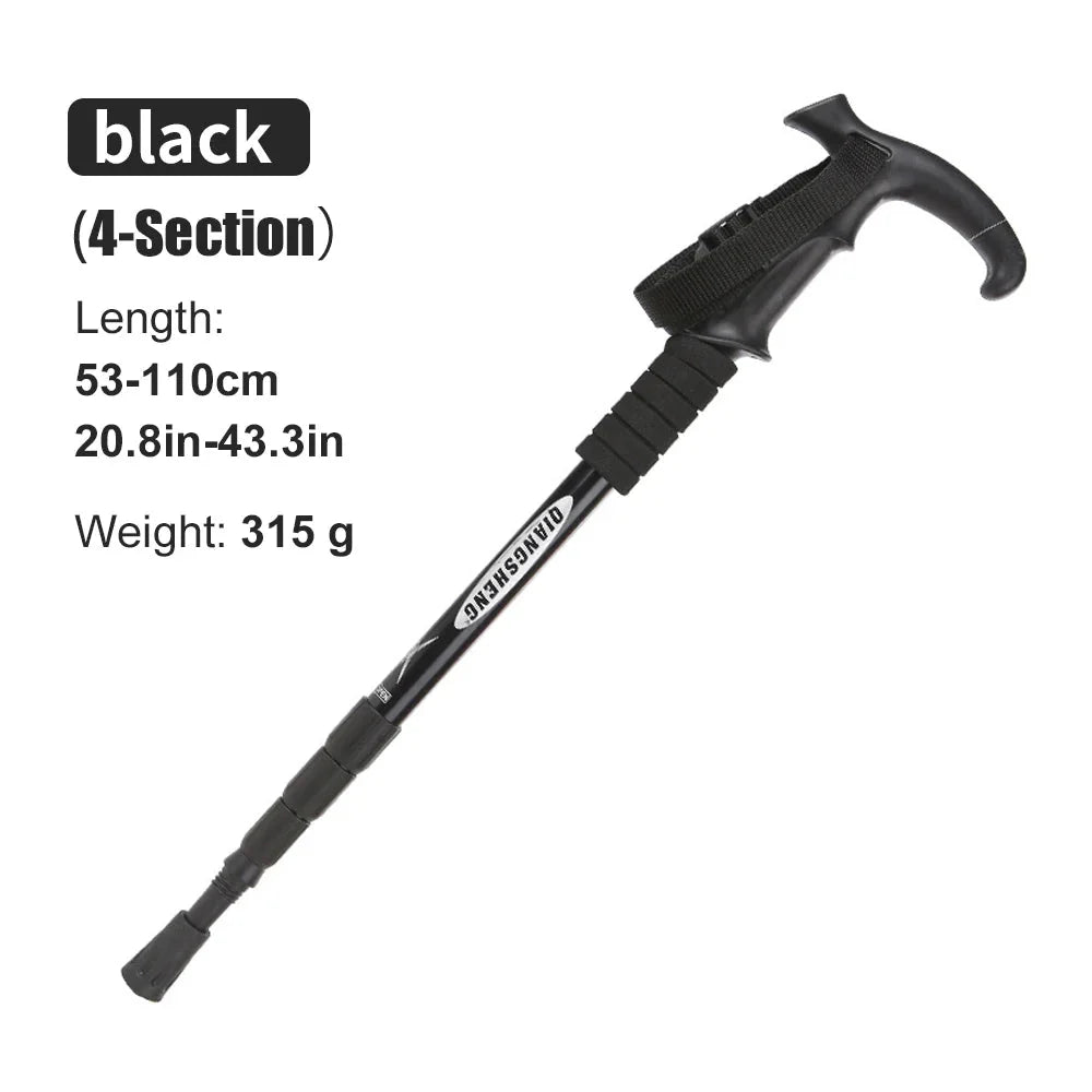 Adjustable Lightweight Trekking Pole for Hiking and Walking