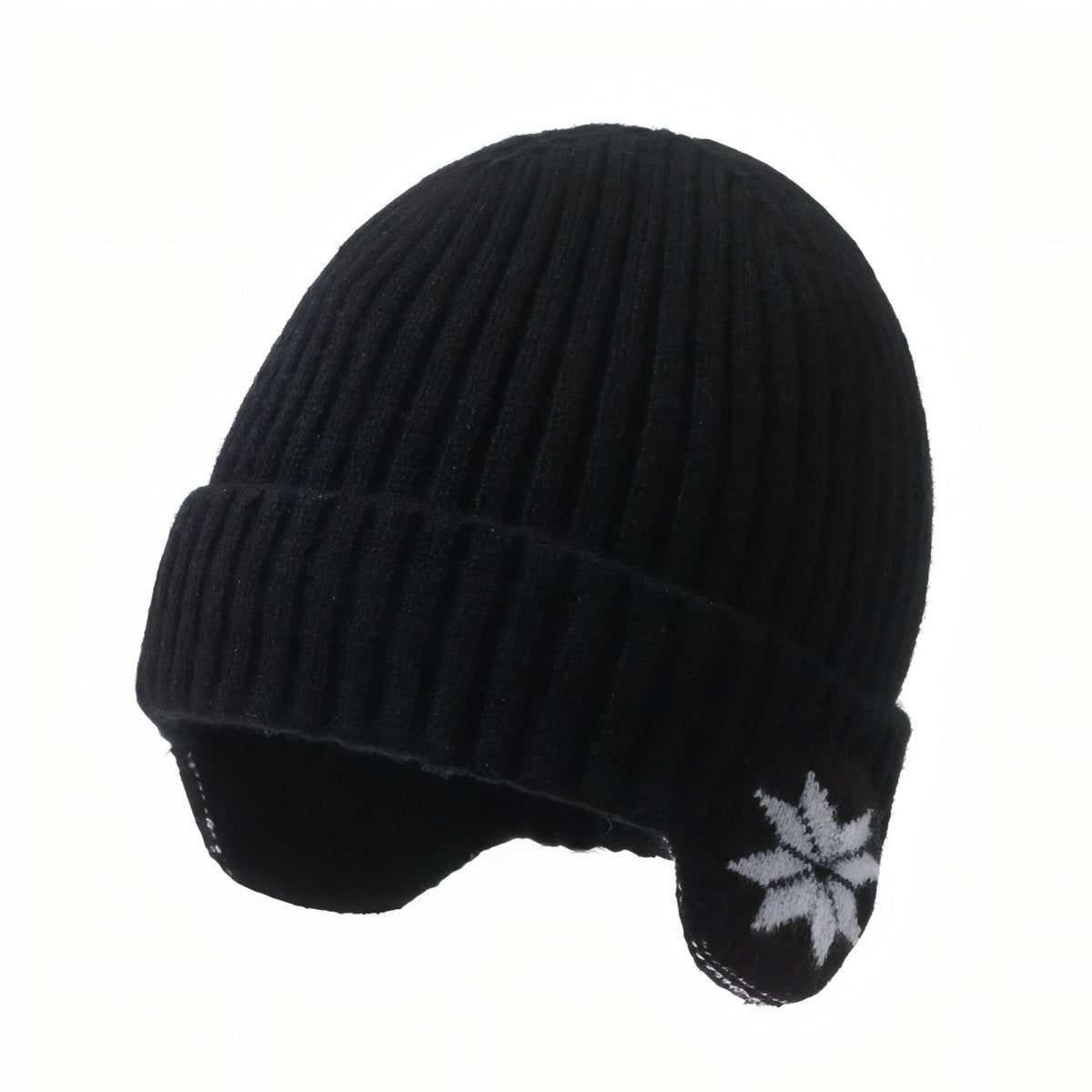 Knitted Winter Hat with Ear Flaps