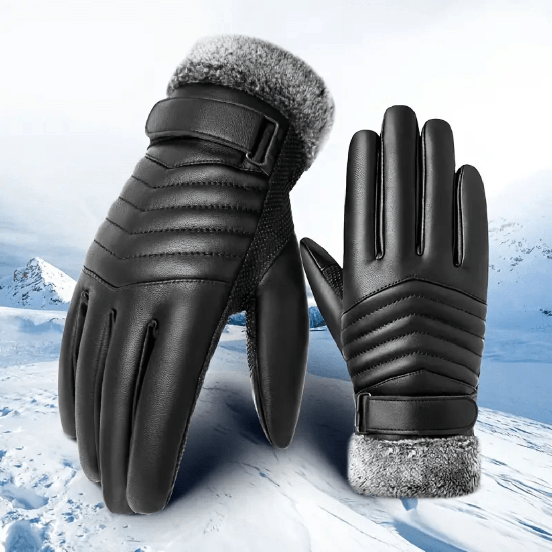 Men’s Fleece Gloves Warm Windproof Touchscreen