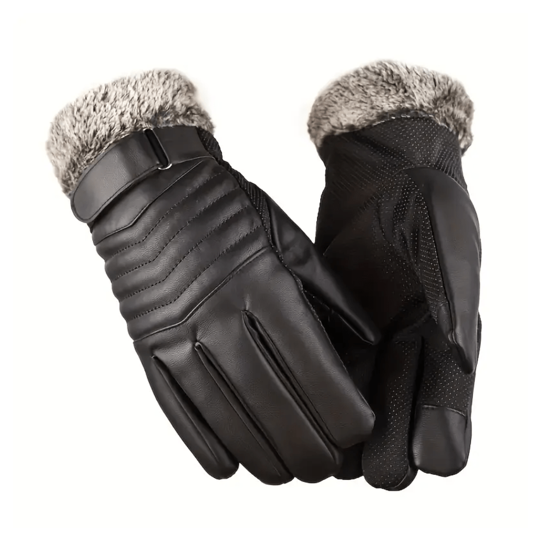 Men’s Fleece Gloves Warm Windproof Touchscreen