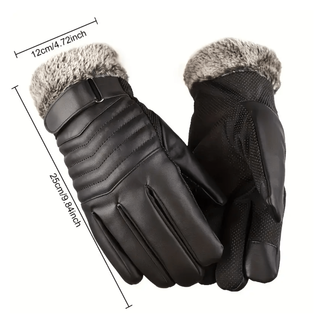 Men’s Fleece Gloves Warm Windproof Touchscreen