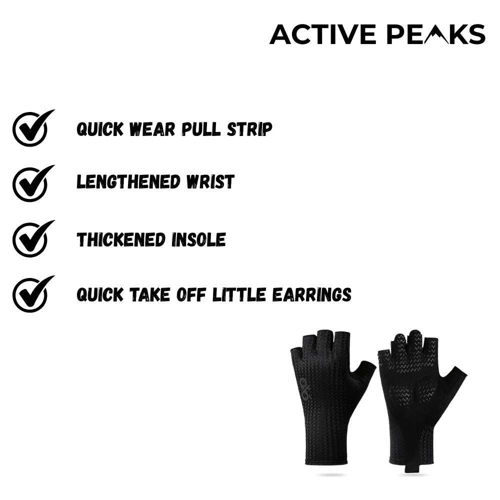 Cycling Gloves Breathable Half Finger Lightweight Non-Slip