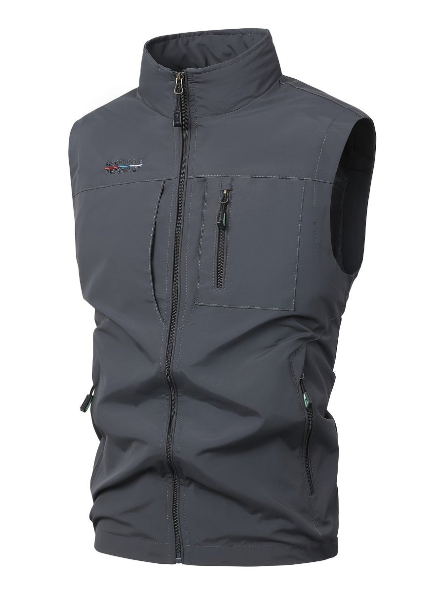 Lightweight Multi-Pocket Outdoor Gilet for Men