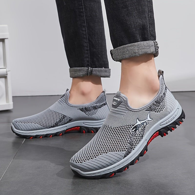 Men's Slip-On Walking Shoes – Breathable Lightweight