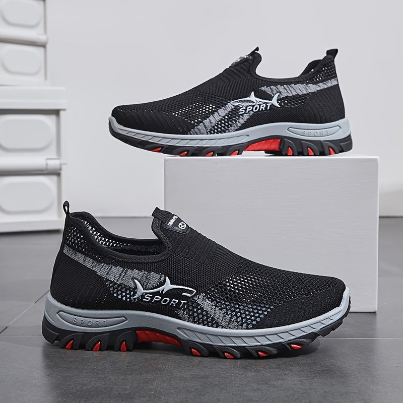 Men's Slip-On Walking Shoes – Breathable Lightweight
