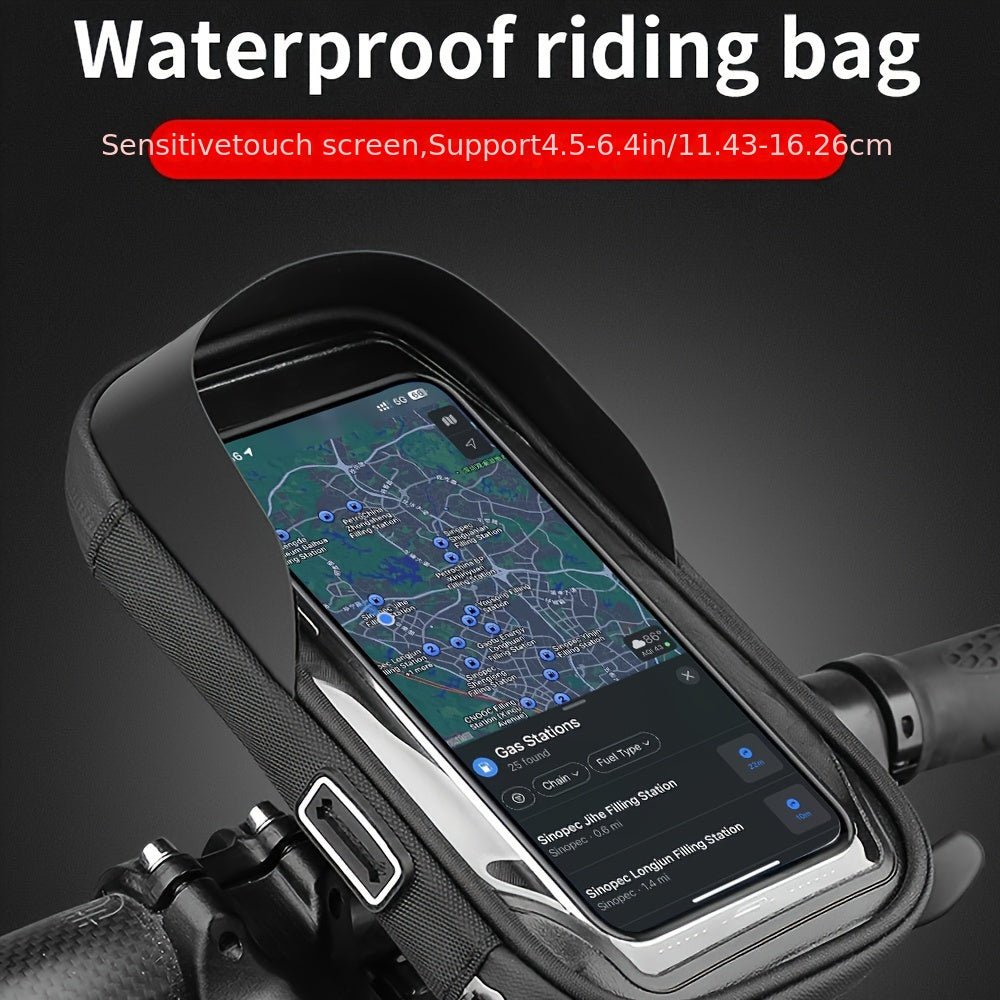 Waterproof Phone Holder – 360° Rotating Bike and Motor Mount