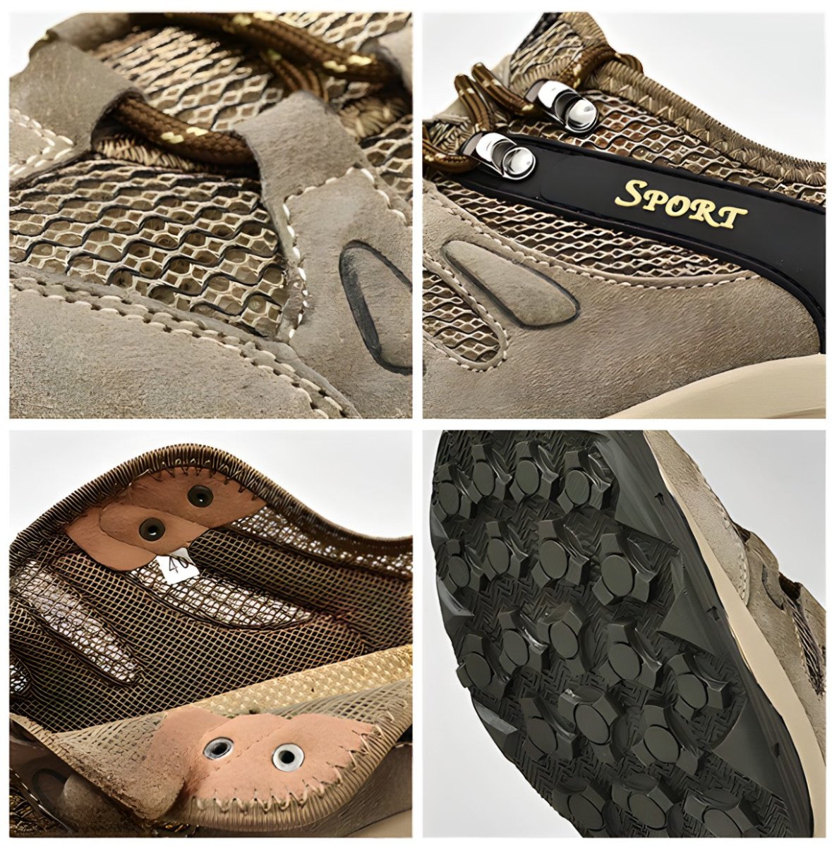 Women's Hiking Shoes - Breathable Mesh Design