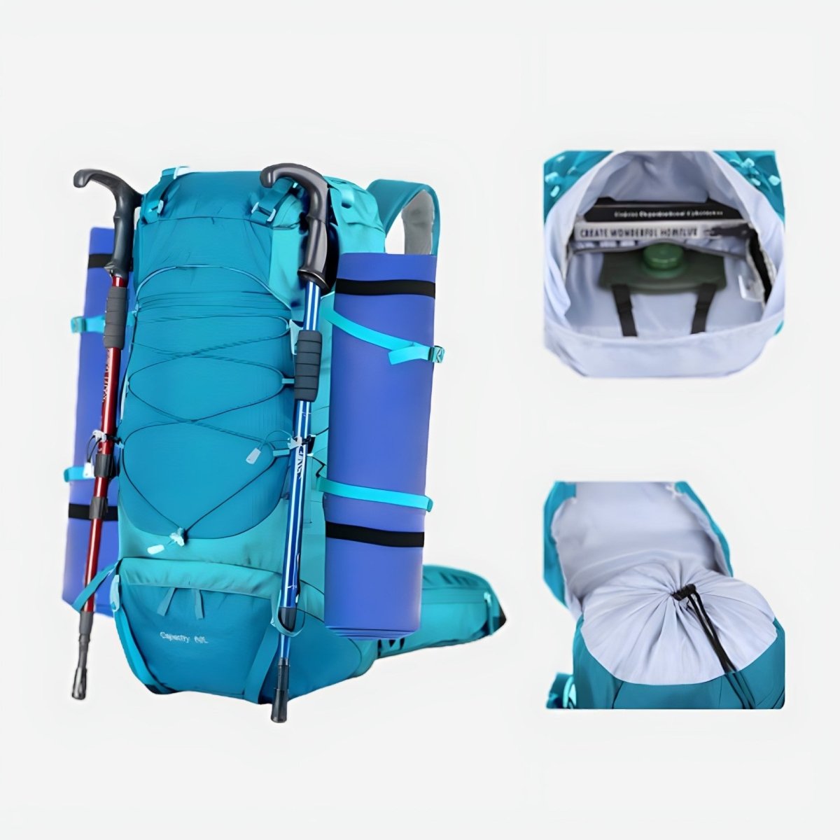 Durable Trekking Backpack with 50L Capacity