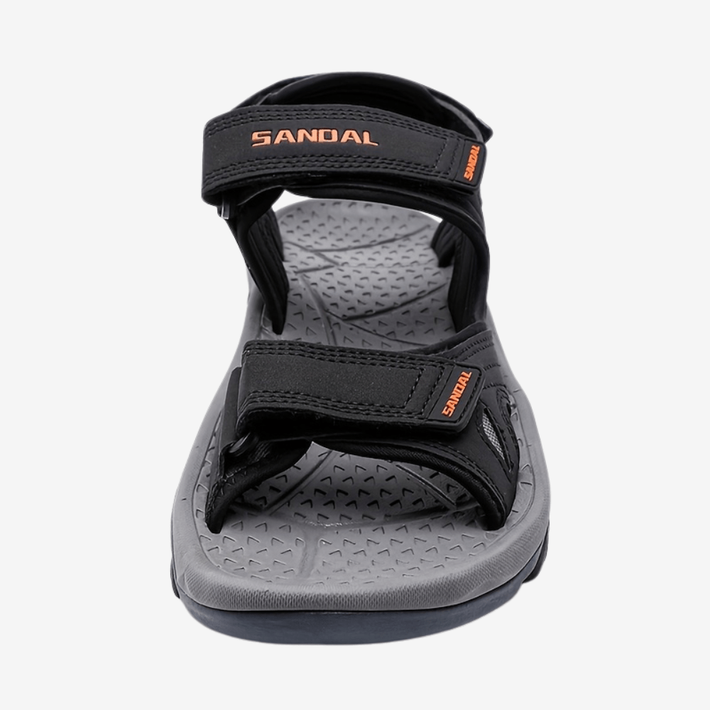Breathable Walking Sandals with Closed Toe and Adjustable Straps