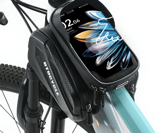 Water-Resistant 3-in-1 Bike Bag – Touchscreen Phone Holder