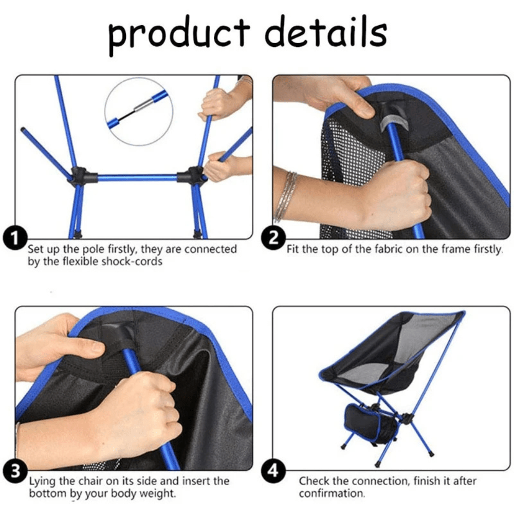Folding Camping Chair – Lightweight & Portable Outdoor Seat