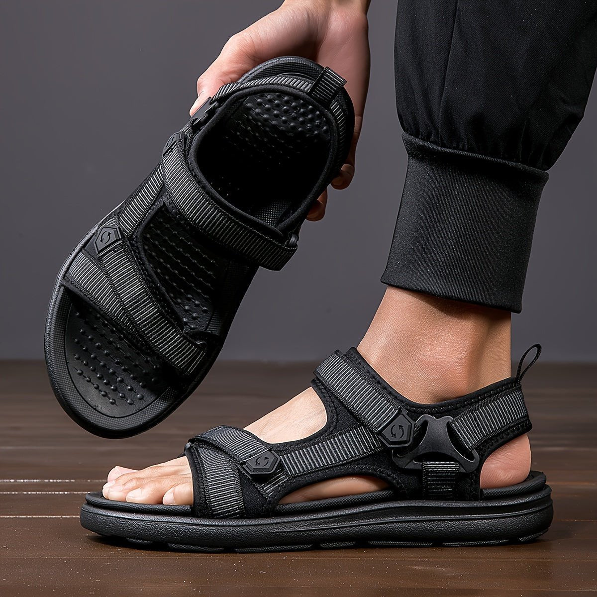 Breathable Anti-Slip Hiking Sandals with Open Toe for Men