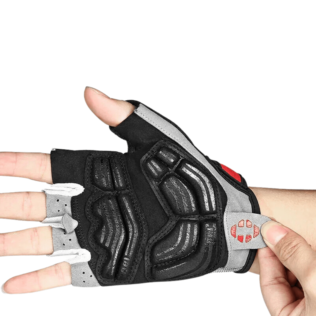 Breathable Cycling Gloves – Gel-Padded with Reflective Trim