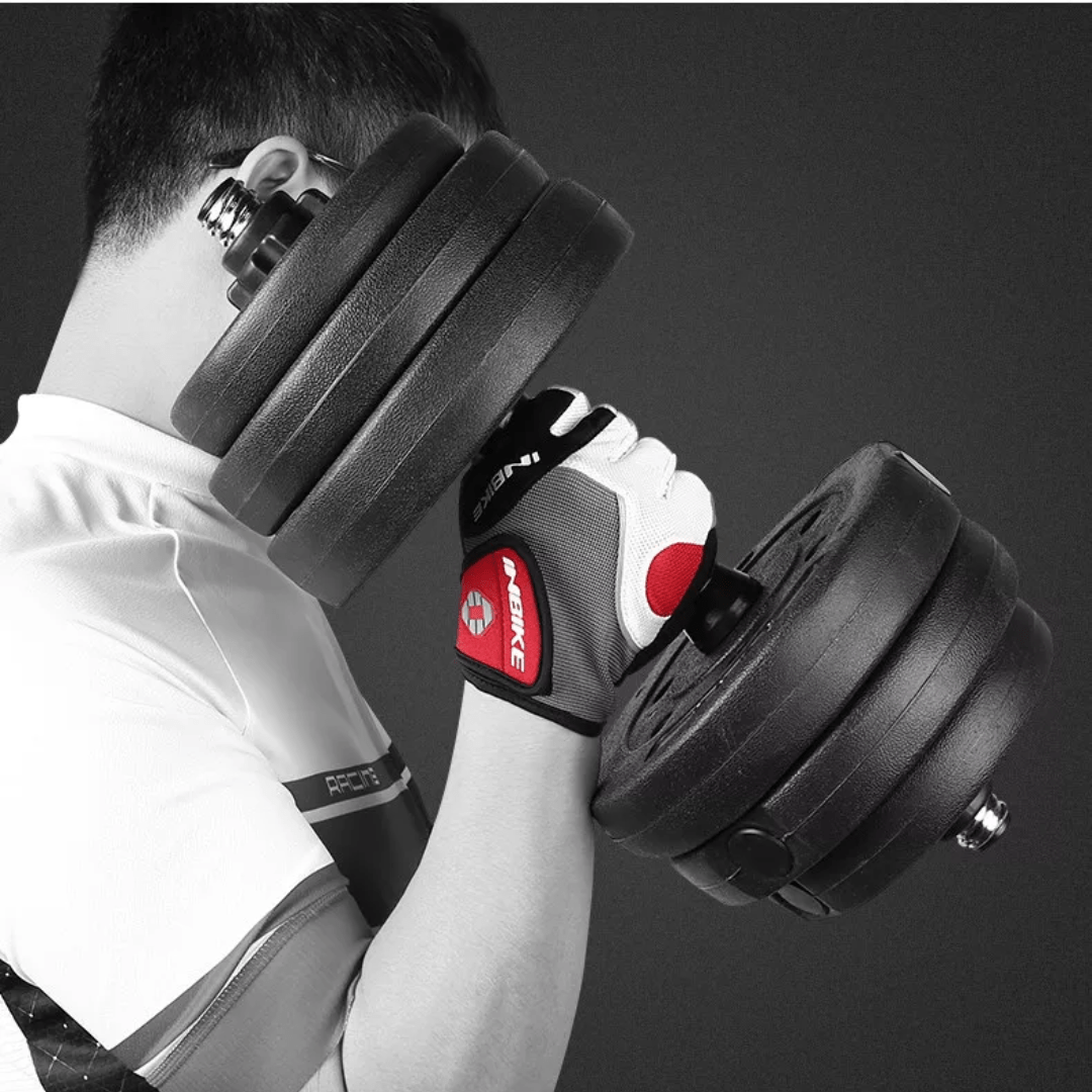 Breathable Cycling Gloves – Gel-Padded with Reflective Trim