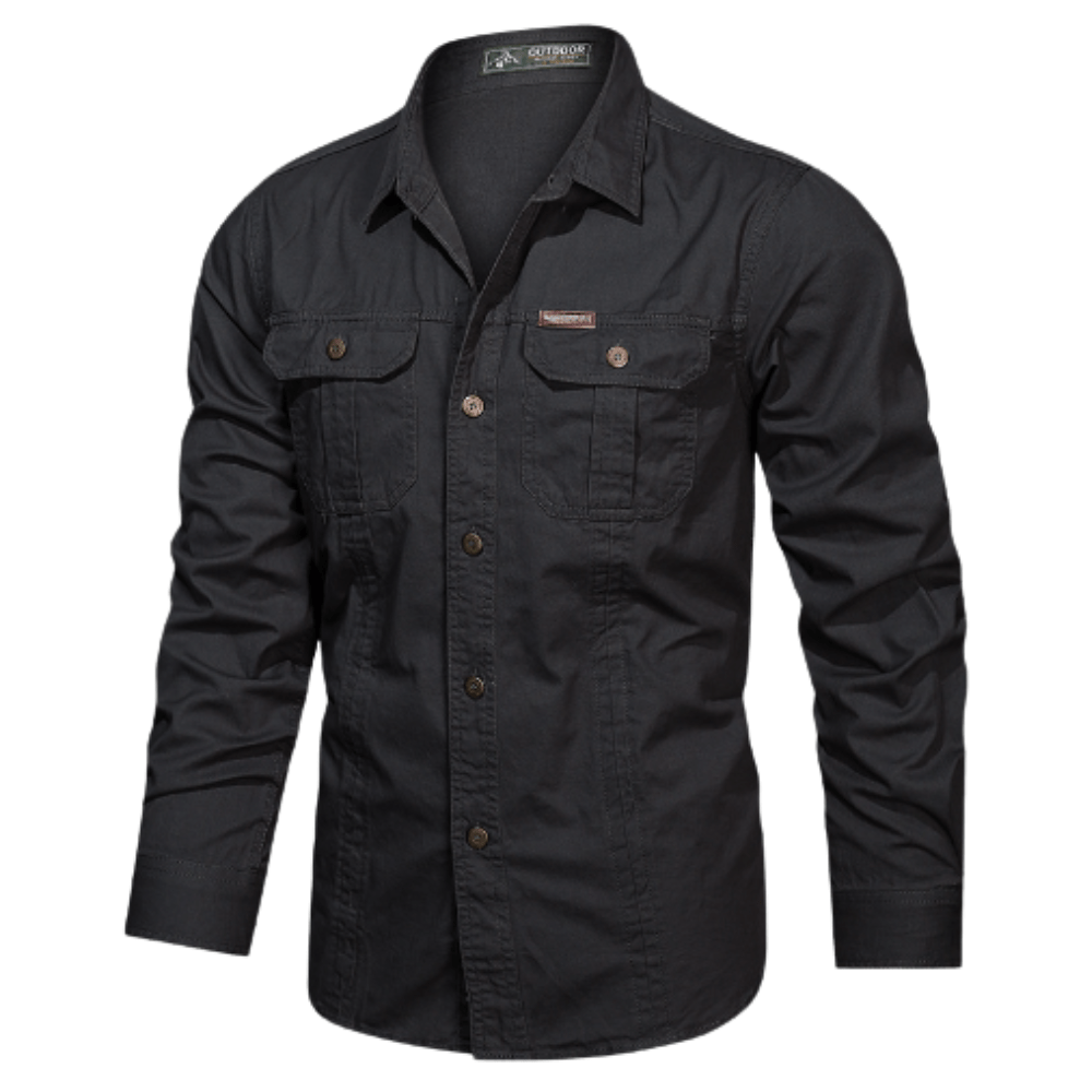 Lightweight Durable Long-Sleeve Outdoor Shirt for Men