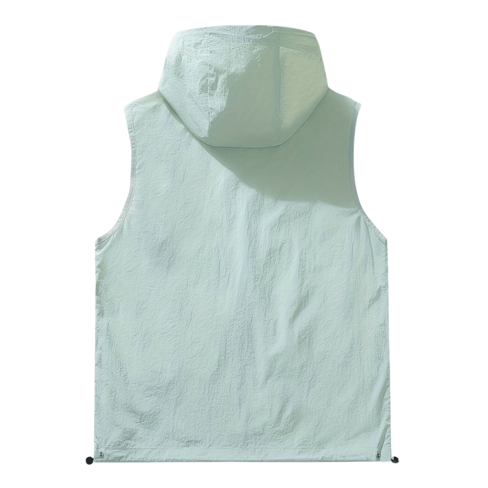 Lightweight Hooded Sleeveless Vest