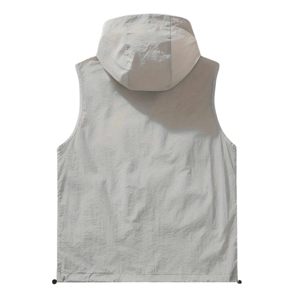 Lightweight Hooded Sleeveless Vest