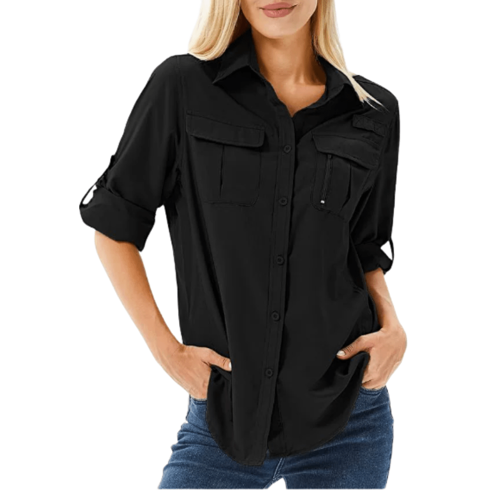 Breathable Long Sleeve Hiking Shirt – Women’s Lightweight