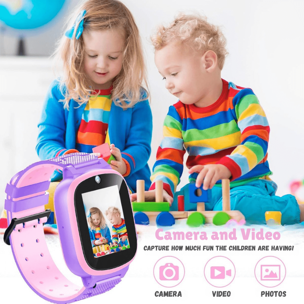 Children’s Waterproof Smartwatch – Durable Outdoor Design