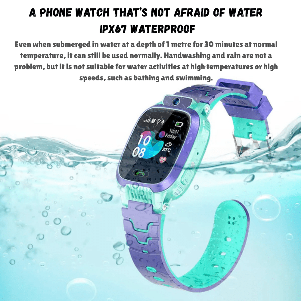 Children’s Waterproof Smartwatch – Durable Outdoor Design