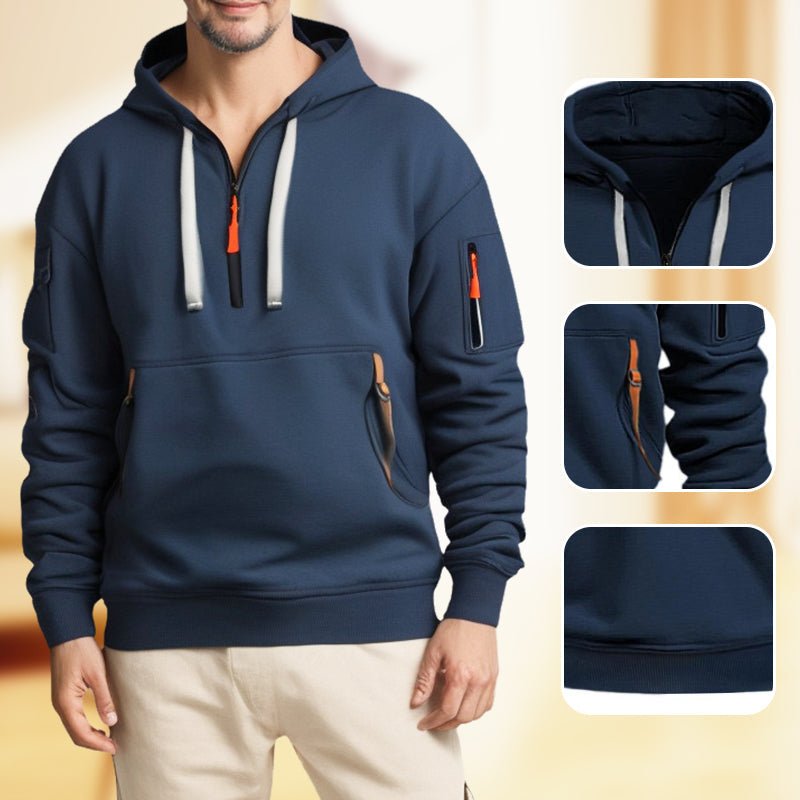 Lightweight Half-Zip Outdoor Hoodie