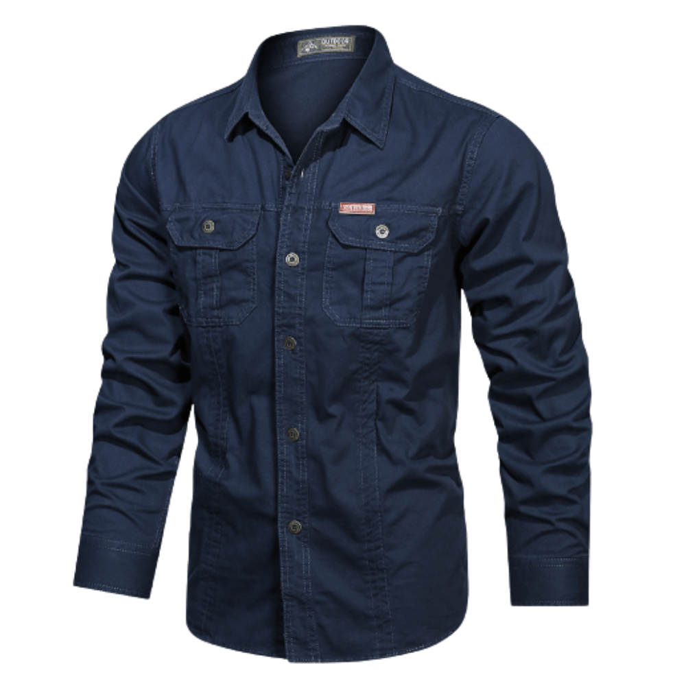 Lightweight Durable Long-Sleeve Outdoor Shirt for Men