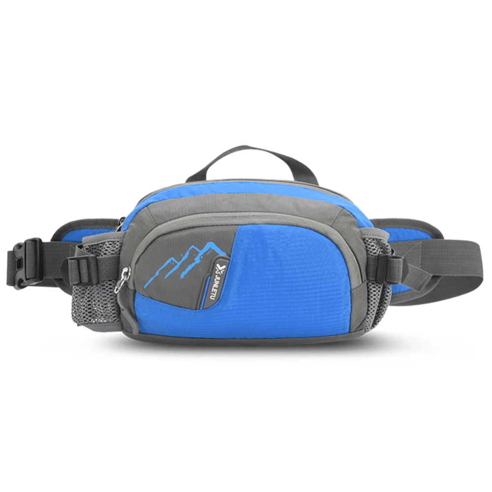 Water-Resistant Running Waist Bag with Bottle Holder