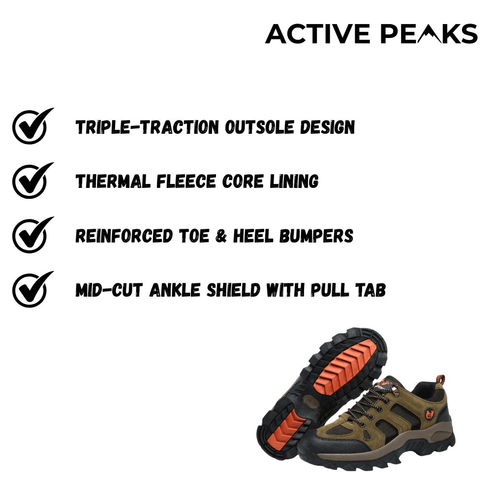 Waterproof Insulated Hiking Boots – Traction Sole