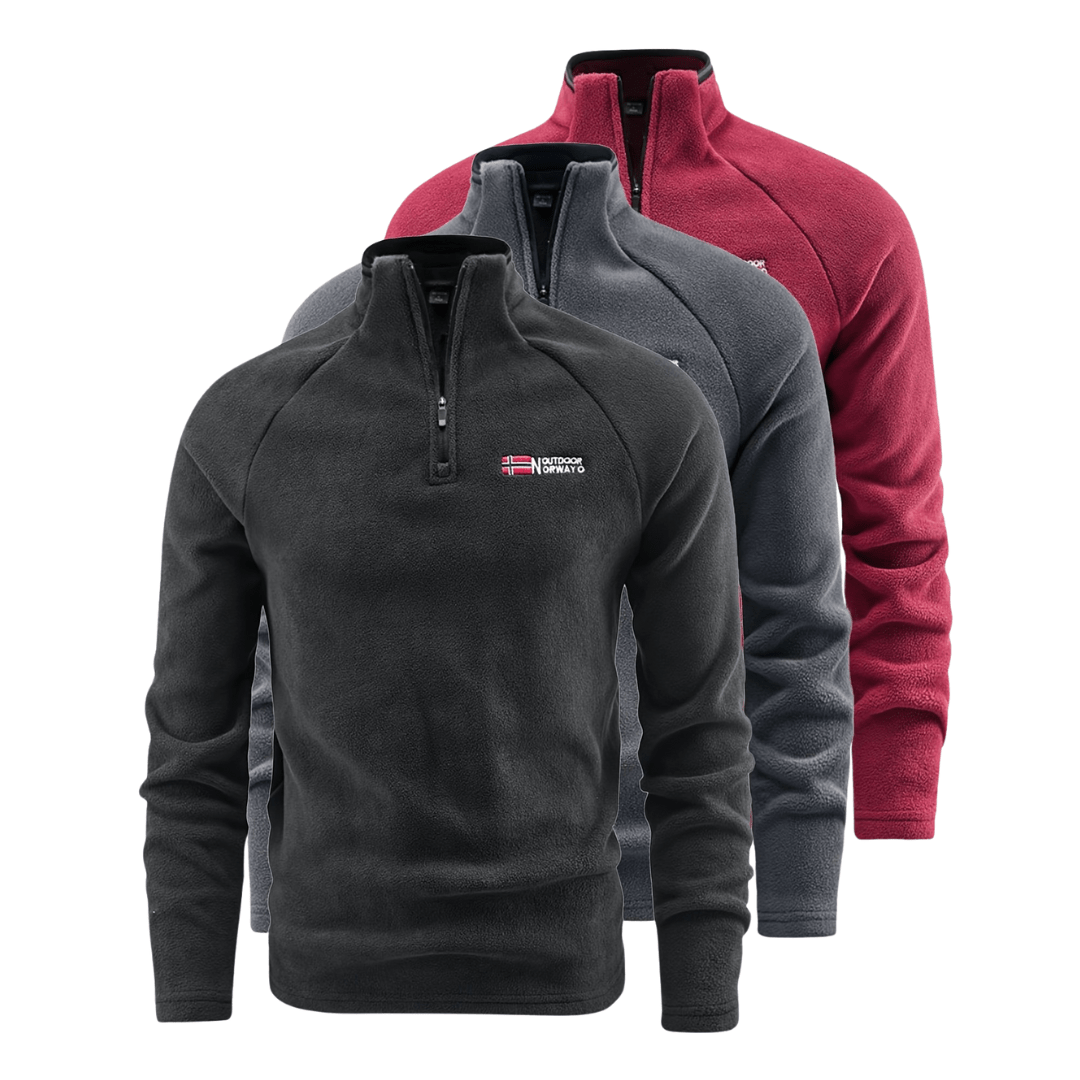 Men’s Thermal Fleece Half-Zip Jacket Breathable