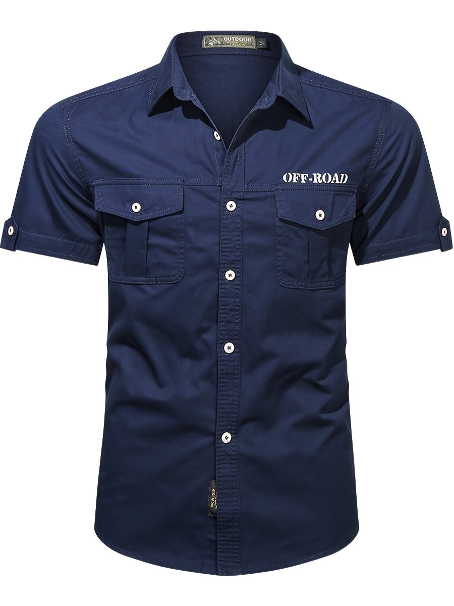 Breathable Cotton Outdoor Shirt for Men