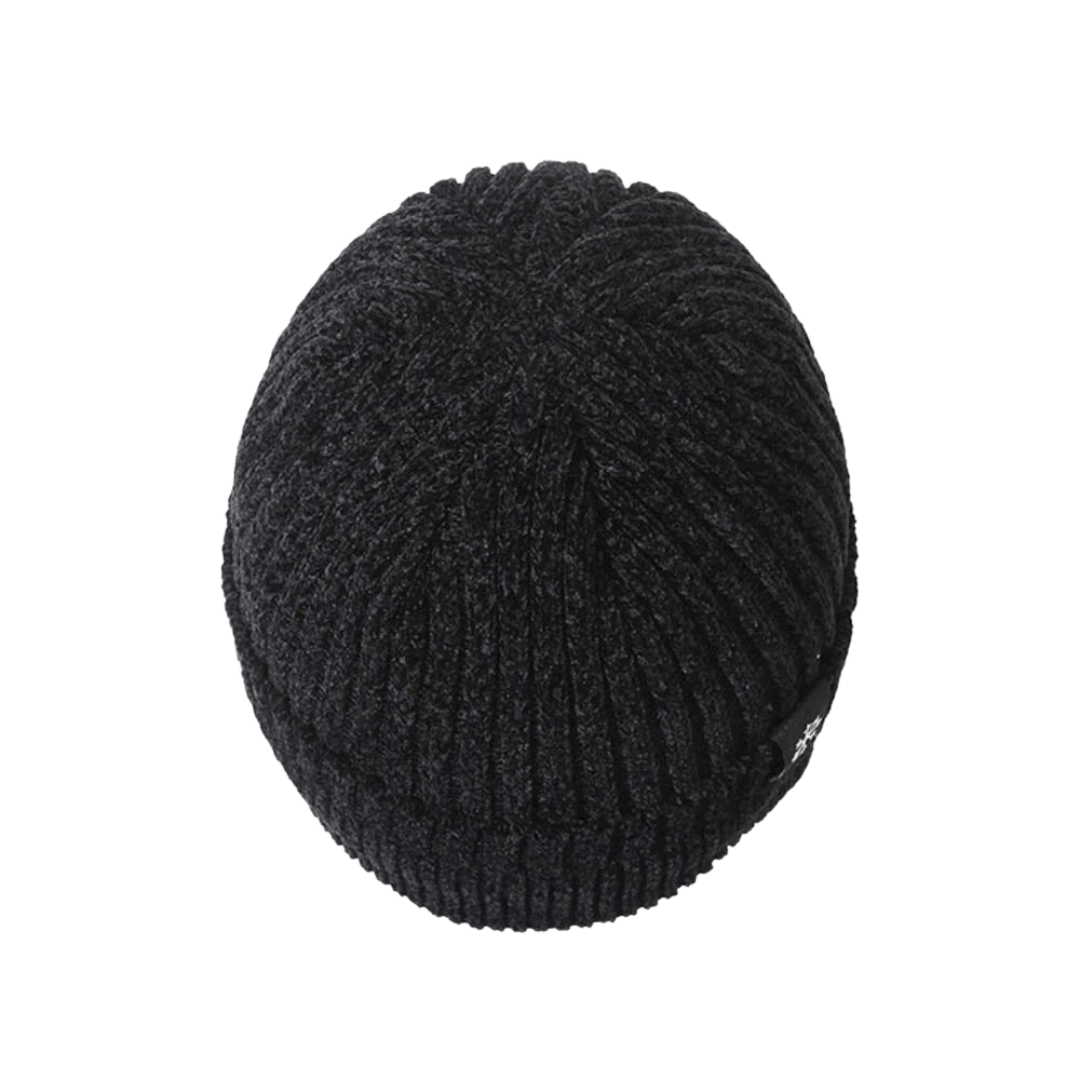 Men’s Knitted Winter Hat Fleece Lined with Ear Coverage