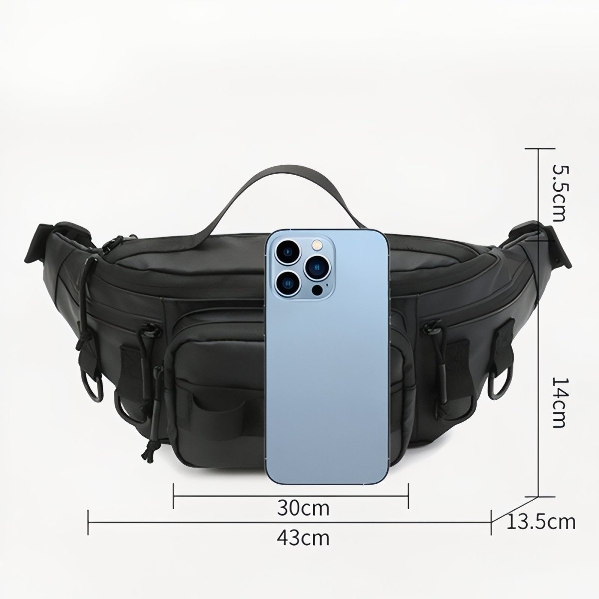 Compact Water-Resistant Hiking Waist Pack