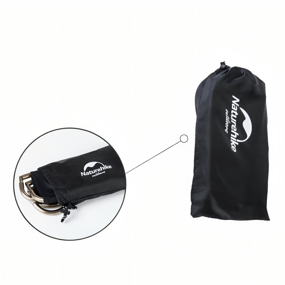 Lightweight Foldable Hiking Stool with Aluminium Frame