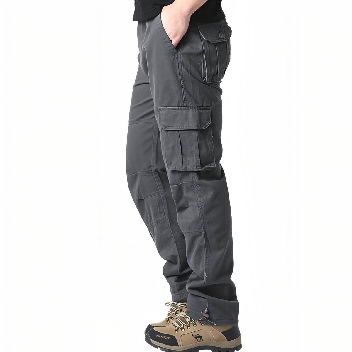 Breathable Hiking Trousers with Cargo Pockets