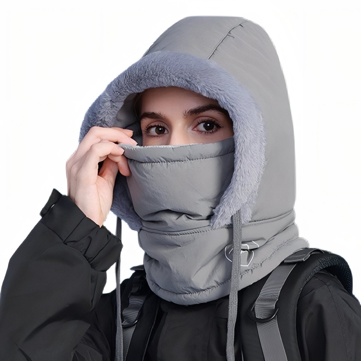 Water-Resistant Thermal Winter Balaclava with Adjustable Fit